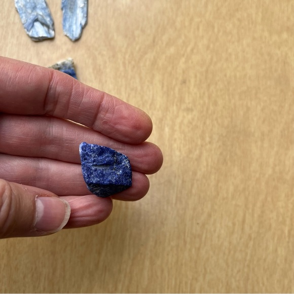 Kyanite 3 Pieces Lapis Lazuli 3 Pieces, Set Of 6 Crystals - Picture 9 of 9